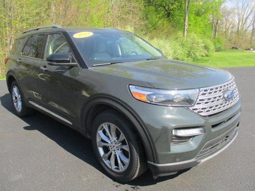 Forged Green Metallic 2022 Ford Explorer Limited