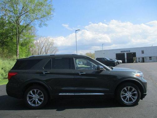 Forged Green Metallic 2022 Ford Explorer Limited