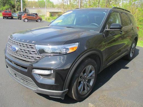 Agate Black Metallic 2023 Ford Explorer XLT