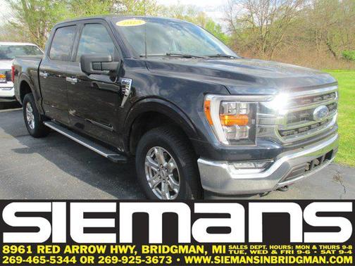 Antimatter Blue Metallic 2023 Ford F-150 XLT