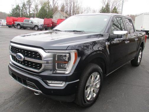 Antimatter Blue Metallic 2021 Ford F-150 Platinum