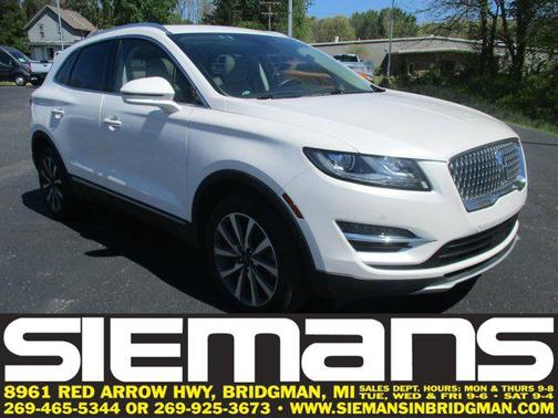 White 2019 Lincoln MKC Reserve