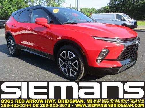 Red Hot 2023 Chevrolet Blazer RS