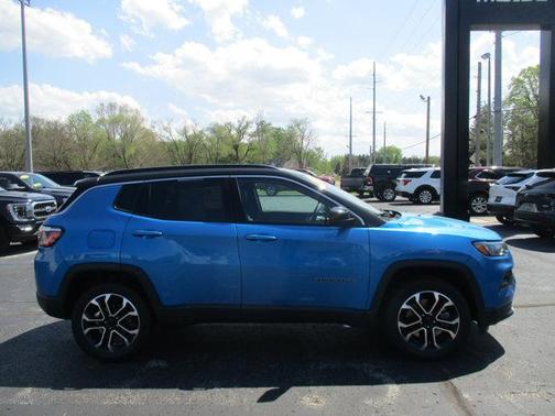 Laser Blue Pearlcoat 2023 Jeep Compass Limited