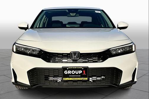 Platinum White Pearl 2026 Honda Civic LX