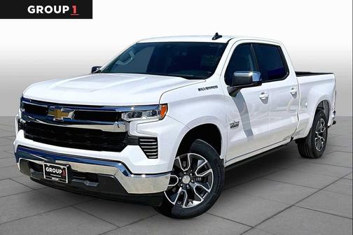 Summit White 2023 Chevrolet Silverado 1500 LT