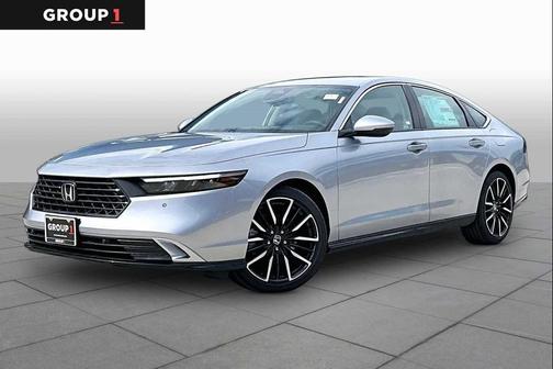 Solar Silver Metallic 2026 Honda Accord Hybrid Touring