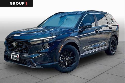 Crystal Black Pearl 2024 Honda CR-V Hybrid Sport FWD