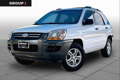 Clear White 2008 Kia Sportage LX