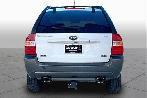 Clear White 2008 Kia Sportage LX