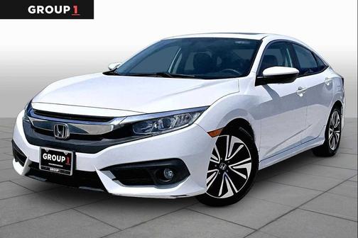 White Orchid Pearl 2017 Honda Civic EX-T