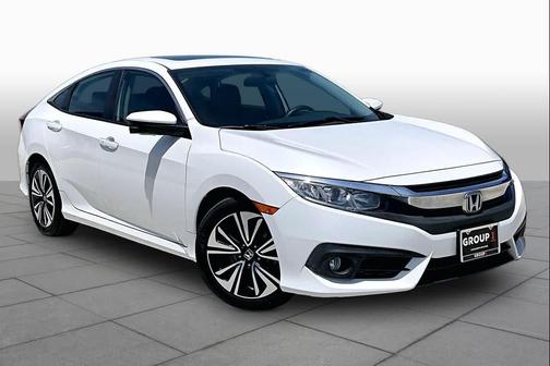 White Orchid Pearl 2017 Honda Civic EX-T