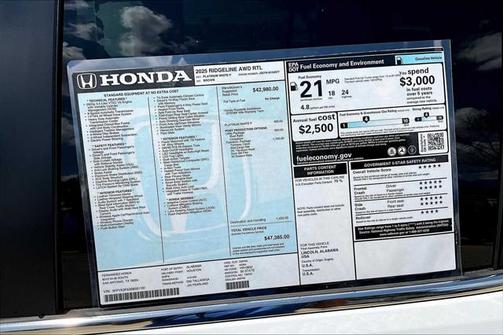 2025 Honda Ridgeline RTL