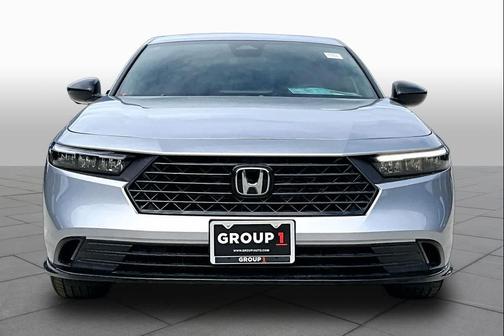 Solar Silver Metallic 2026 Honda Accord Hybrid Sport-L