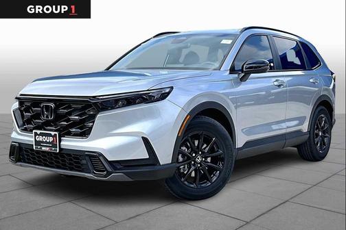 Solar Silver Metallic 2026 Honda CR-V Hybrid Sport FWD