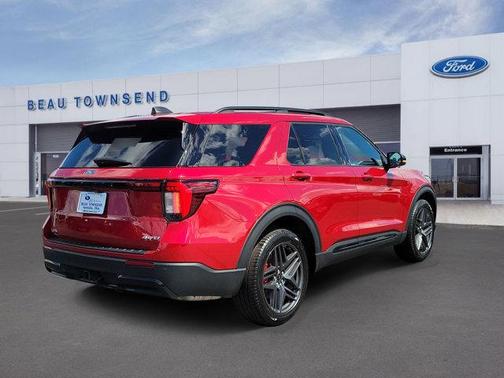 Red Metallic 2025 Ford Explorer ST-Line