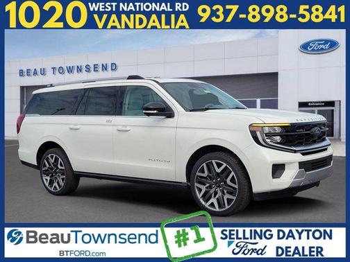 White Metallic 2026 Ford Expedition Max Platinum