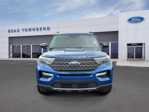 ATLAS BLUE METALLIC 2023 Ford Explorer XLT