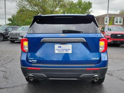 ATLAS BLUE METALLIC 2023 Ford Explorer XLT