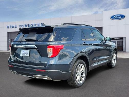 STONE BLUE METALLIC 2023 Ford Explorer XLT