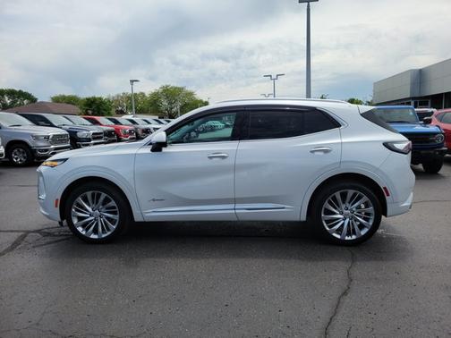 White Frost Tri-Coat 2025 Buick Envision AVENIR