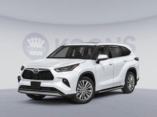 Wind Chill Pearl 2026 Toyota Highlander Hybrid Platinum