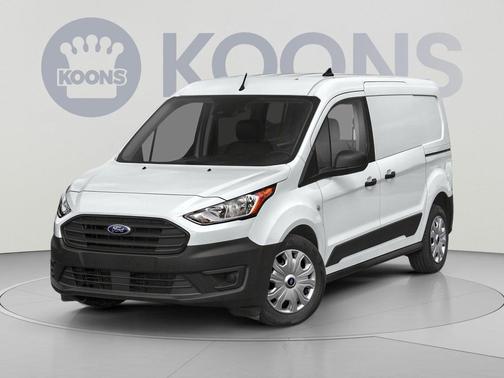 Frozen White 2020 Ford Transit Connect XL Cargo Van
