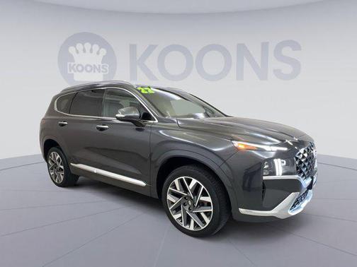 Portofino Gray 2022 Hyundai SANTA FE Calligraphy