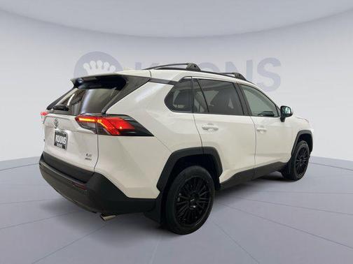 Super White 2021 Toyota RAV4 LE