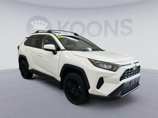Super White 2021 Toyota RAV4 LE