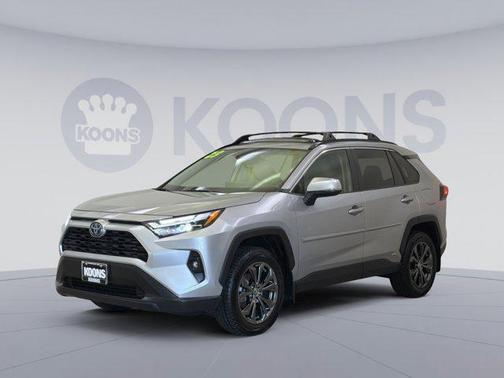 Silver Sky Metallic 2023 Toyota RAV4 Hybrid XLE Premium