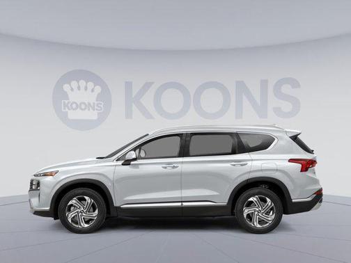Quartz White 2021 Hyundai SANTA FE SEL 2.4
