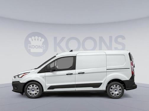 Frozen White 2020 Ford Transit Connect XL Cargo Van