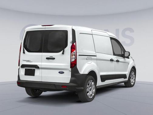 Frozen White 2020 Ford Transit Connect XL Cargo Van