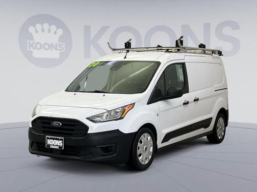 Frozen White 2020 Ford Transit Connect XL Cargo Van