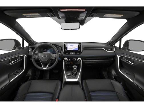 Blizzard Pearl/Midnight Black Metallic 2021 Toyota RAV4 Hybrid SE