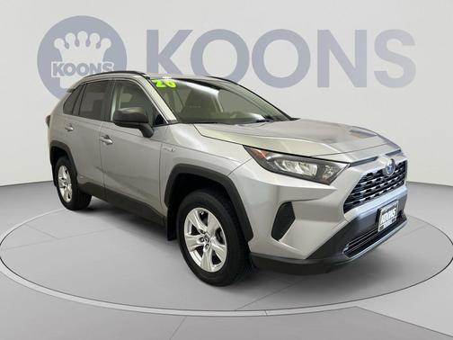Silver Sky Metallic 2020 Toyota RAV4 Hybrid LE