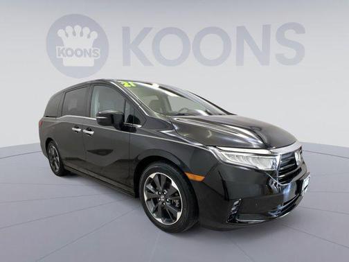 Crystal Black Pearl 2021 Honda Odyssey Elite
