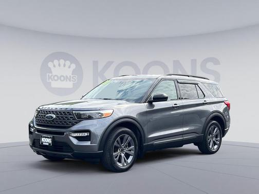 Carbonized Gray Metallic 2022 Ford Explorer XLT