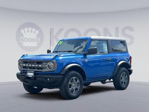 Velocity Blue Metallic 2024 Ford Bronco Big Bend