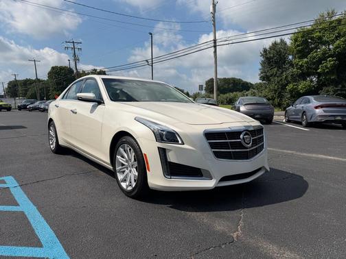 White Diamond Tricoat 2014 Cadillac CTS 2.0L Turbo Luxury