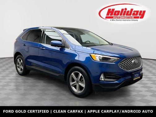 Atlas Blue Metallic 2024 Ford Edge SEL