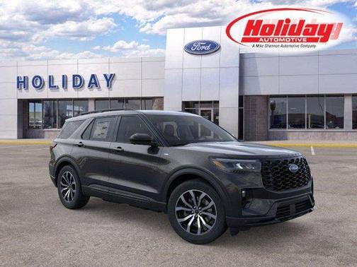 Agate Black Metallic 2026 Ford Explorer ST-Line