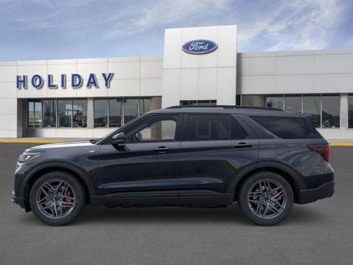 Agate Black Metallic 2026 Ford Explorer ST-Line