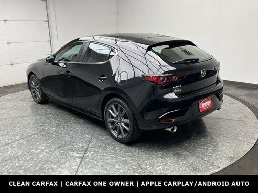 Jet Black 2024 Mazda Mazda3 FWD w/Preferred Package