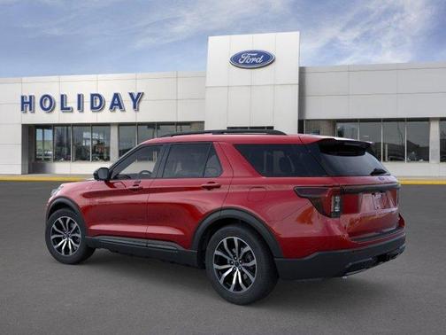 Rapid Red Metallic Tinted Clearcoat 2026 Ford Explorer ST-Line