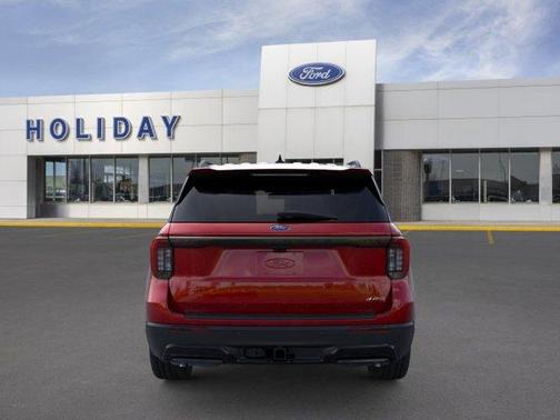 Rapid Red Metallic Tinted Clearcoat 2026 Ford Explorer ST-Line