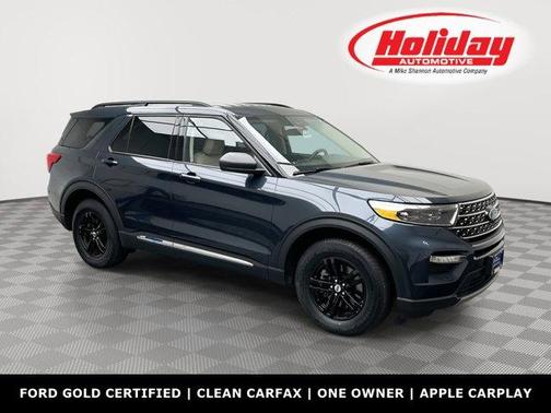 Stone Blue Metallic 2022 Ford Explorer XLT