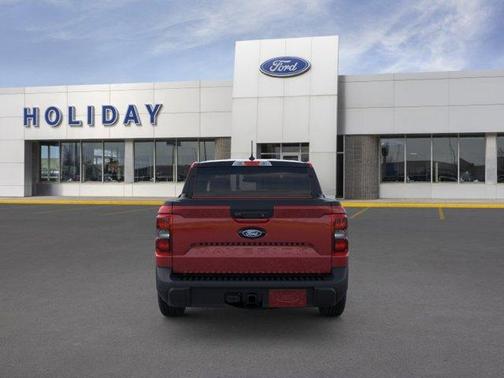 Red 2026 Ford Maverick Lariat