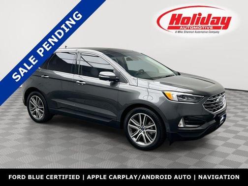 Magnetic Metallic 2019 Ford Edge Titanium